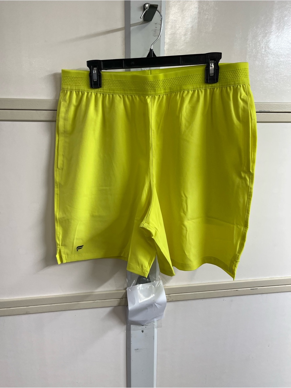 Fabletics Neon Yellow Men's Athletic Shorts